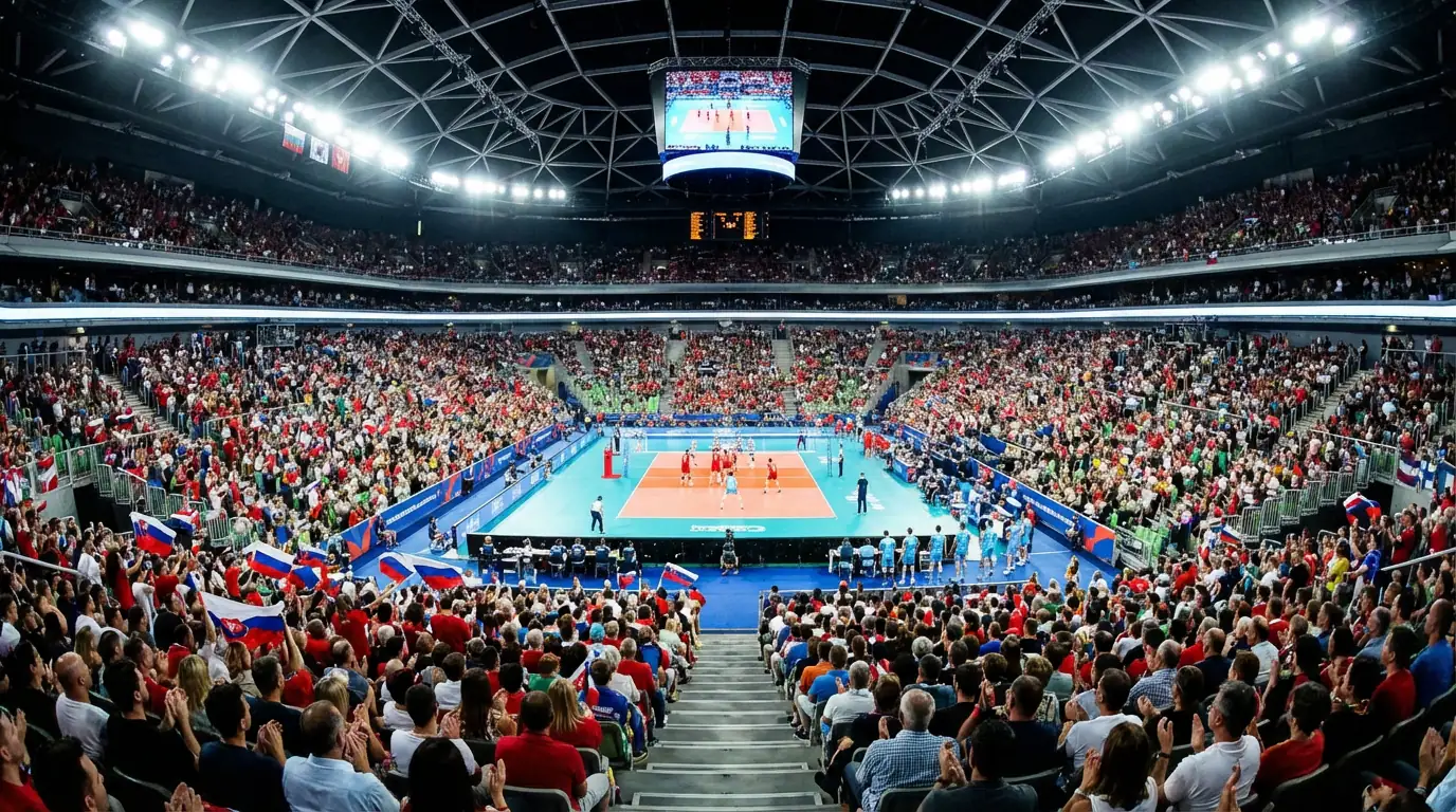 Competições internacionais de voleibol para apostas desportivas