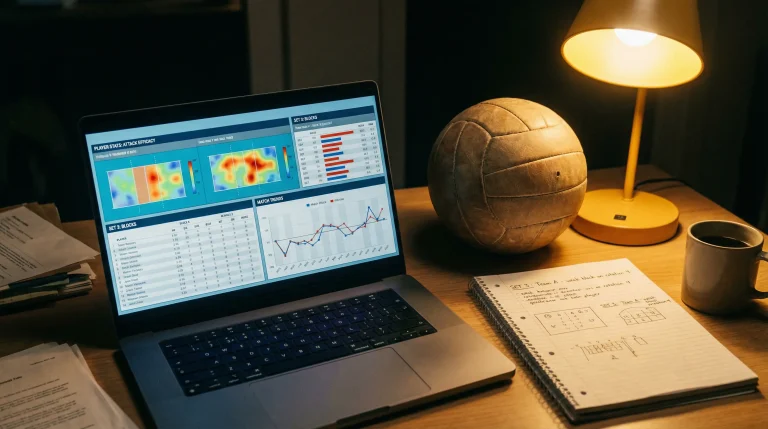 Análise de dados e estatísticas de voleibol para prognósticos